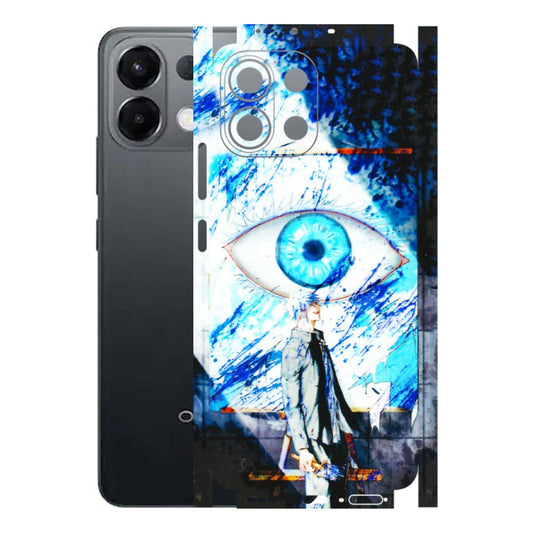 OPPO Phone Skins 2025 (All Models) - Gojo Satoru evil eye - 3D Embossed Finish (L-239) Oppo K13 5G