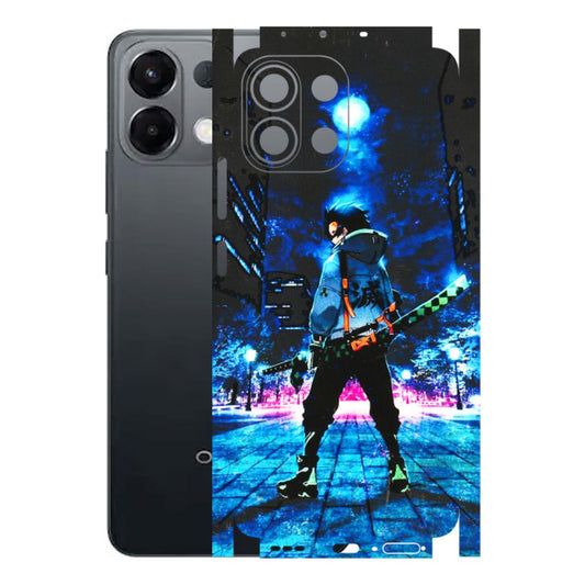 OPPO Phone Skins 2025 (All Models) - Demon Slayer Sword - 3D Embossed Finish (L-247) Oppo K13 5G