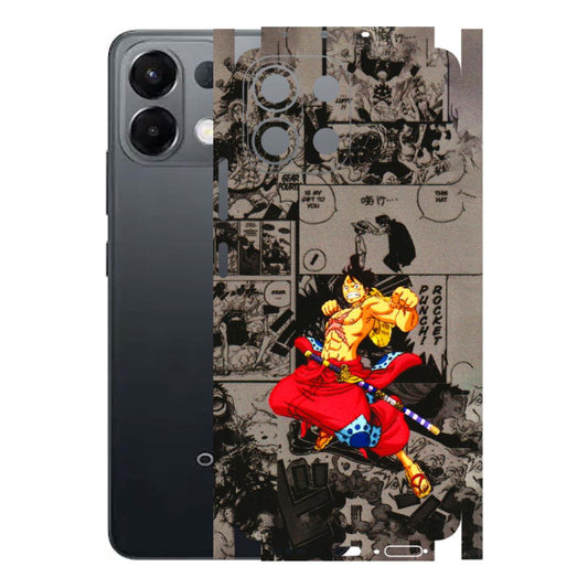OPPO Phone Skins 2025 (All Models) - One Piece Rocket Punch Manga - 3D Embossed Finish (L-25) Oppo K13 5G