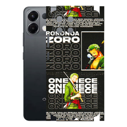 OPPO Phone Skins 2025 (All Models) - One Piece Zoro - 3D Embossed Finish (L-250) Oppo K13 5G