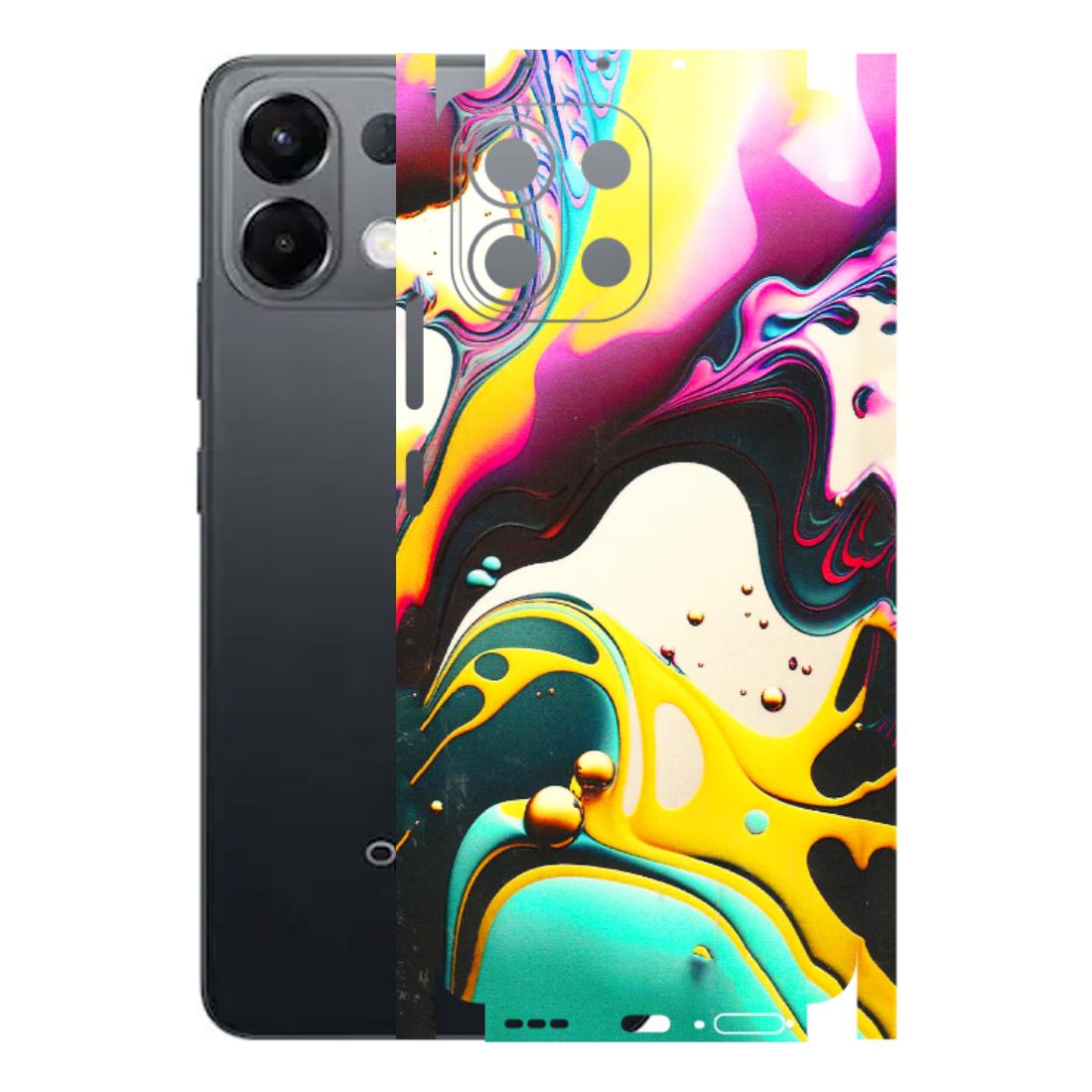 OPPO Phone Skins 2025 (All Models) - Multicolor Abstract pattern - 3D Embossed Finish (L-254) Oppo K13 5G
