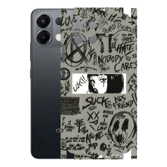 OPPO Phone Skins 2025 (All Models) - Never Have Love Anime - 3D Embossed Finish (L-260) Oppo K13 5G
