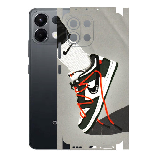 OPPO Phone Skins 2025 (All Models) - New Grey Sneaker - 3D Embossed Finish (L-261) Oppo K13 5G