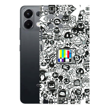 OPPO Phone Skins 2025 (All Models) - Doodles Positive Art Latest - 3D Embossed Finish (L-263) Oppo K13 5G