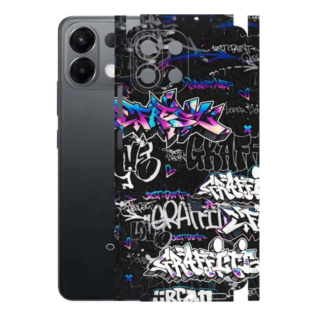 OPPO Phone Skins 2025 (All Models) - Graffiti Killer Latest - 3D Embossed Finish (L-274) Oppo K13 5G