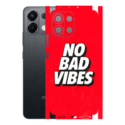 OPPO Phone Skins 2025 (All Models) - No Bad Vibes Latest - 3D Embossed Finish (L-280) Oppo K13 5G