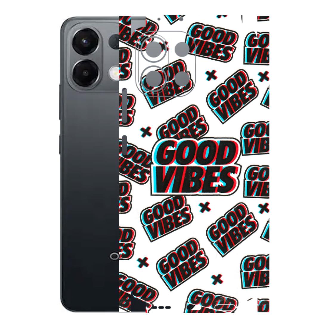 OPPO Phone Skins 2025 (All Models) - Good Vibes Latest - 3D Embossed Finish (L-282) Oppo K13 5G