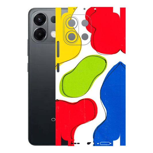 OPPO Phone Skins 2025 (All Models) - RGB Colour Paint Latest - 3D Embossed Finish (L-284) Oppo K13 5G