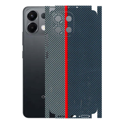 OPPO Phone Skins 2025 (All Models) - Blue Sober Lines - 3D Embossed Finish (L-305) Oppo K13 5G