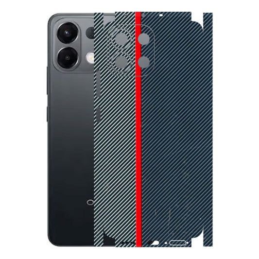 OPPO Phone Skins 2025 (All Models) - Blue Sober Lines - 3D Embossed Finish (L-305) Oppo K13 5G