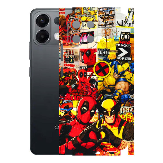 OPPO Phone Skins 2025 (All Models) - Spidy Wolverine - 3D Embossed Finish (L-310) Oppo K13 5G