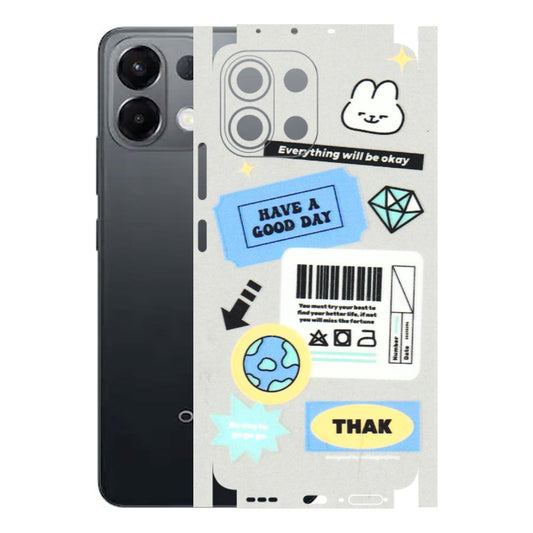 OPPO Phone Skins 2025 (All Models) - Will Be Okay Design - 3D Embossed Finish (L-316) Oppo K13 5G