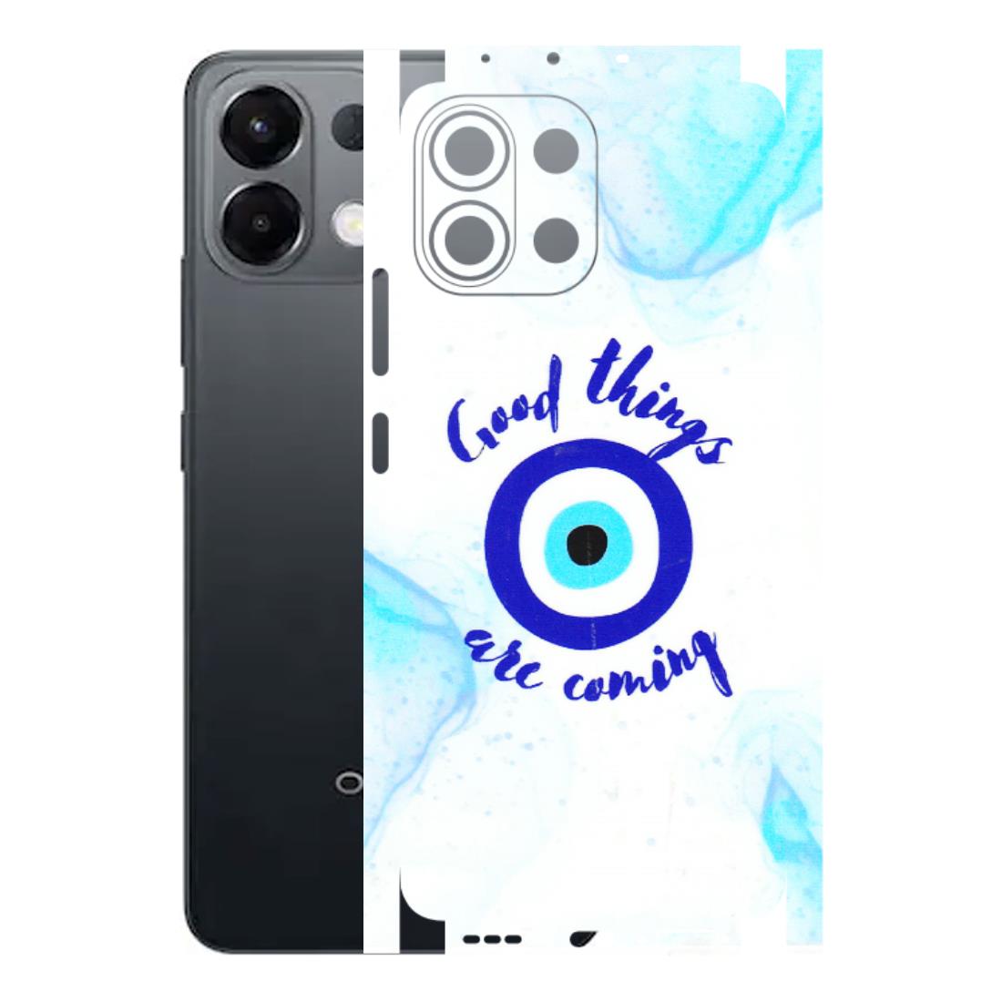 OPPO Phone Skins 2025 (All Models) - Evil Eye Good Things Are Coming - 3D Embossed Finish (L-322) Oppo K13 5G