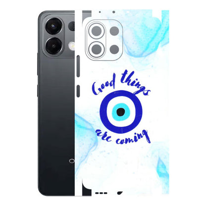 OPPO Phone Skins 2025 (All Models) - Evil Eye Good Things Are Coming - 3D Embossed Finish (L-322) Oppo K13 5G