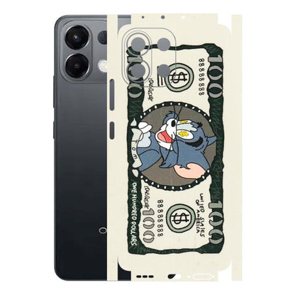 OPPO Phone Skins 2025 (All Models) - Tom Hundred Dollar - 3D Embossed Finish (L-324) Oppo K13 5G