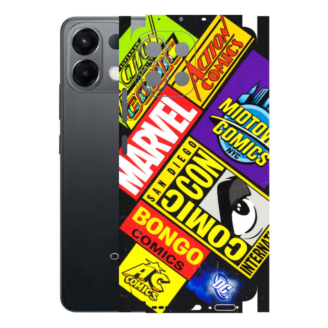 OPPO Phone Skins 2025 (All Models) - Bongo Comic Con - 3D Embossed Finish (L-325) Oppo K13 5G