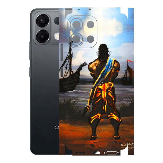 OPPO Phone Skins 2025 (All Models) - Heavenly God Figure - 3D Embossed Finish (L-34) Oppo K13 5G
