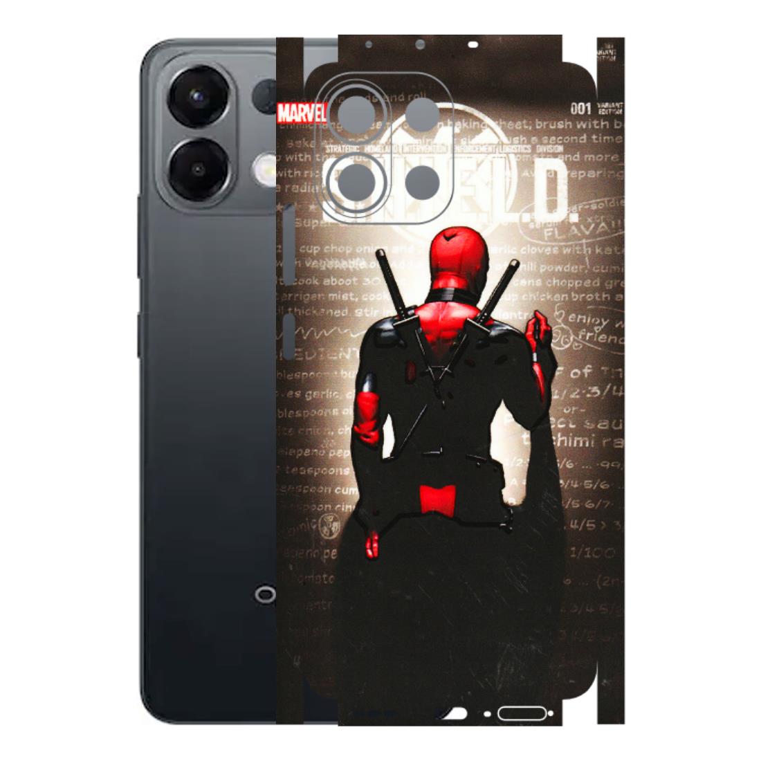OPPO Phone Skins 2025 (All Models) - Deadpool - 3D Embossed Finish (L-56) Oppo K13 5G
