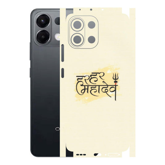 OPPO Phone Skins 2025 (All Models) - Har Har Mahadev - Matte Finish (M-10) Oppo K13 5G