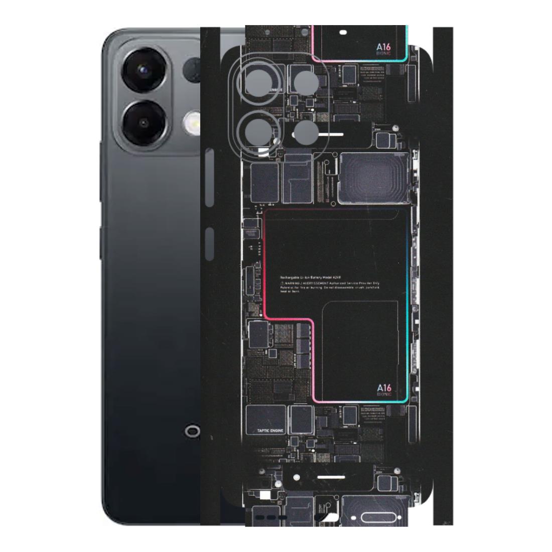 OPPO Phone Skins 2025 (All Models) - Motherboard Circuit Layout - Matte Finish (M-117) Oppo K13 5G