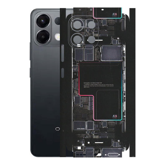 OPPO Phone Skins 2025 (All Models) - Motherboard Circuit Layout - Matte Finish (M-117) Oppo K13 5G