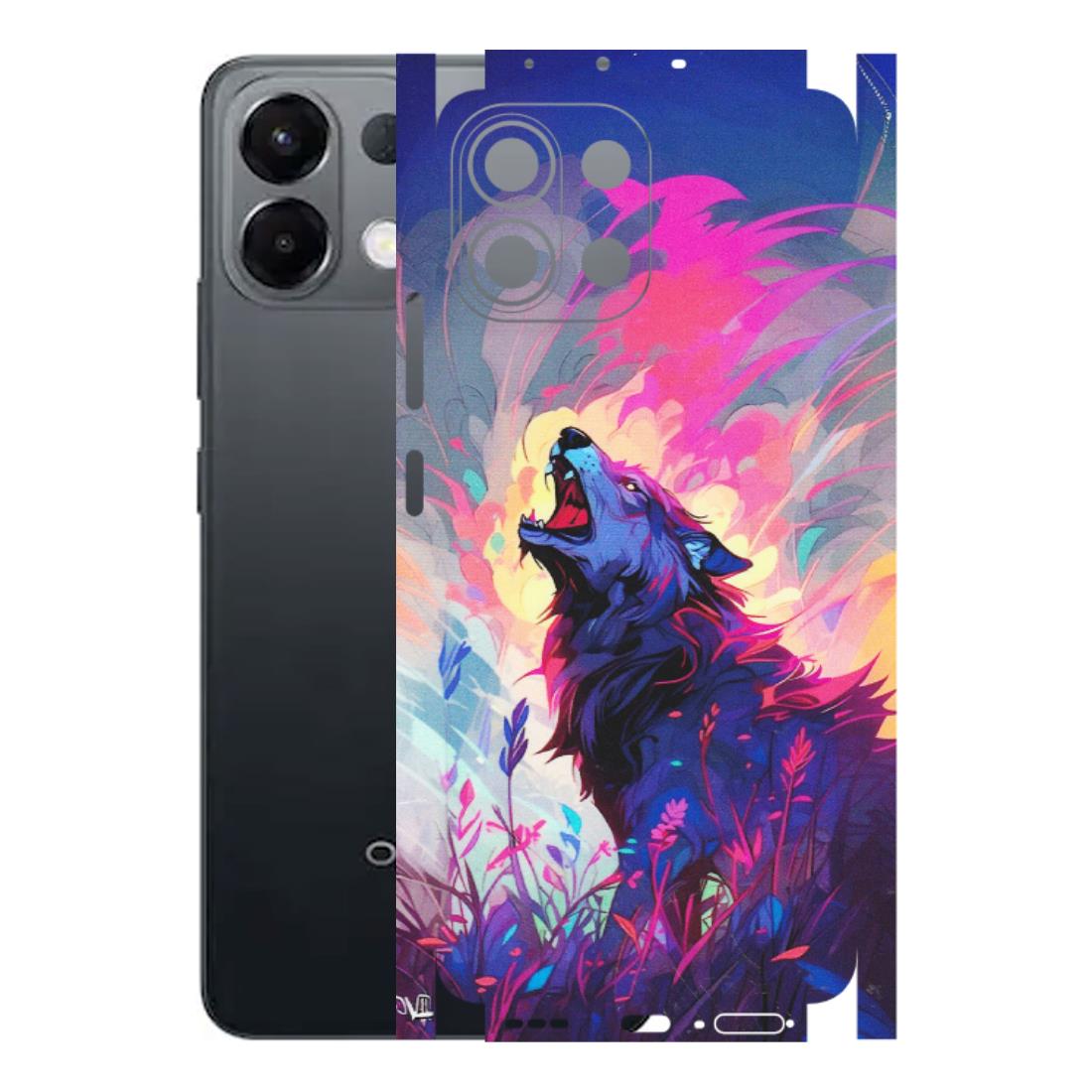OPPO Phone Skins 2025 (All Models) - New Wild Wolf Abstract - Matte Finish (M-125) Oppo K13 5G