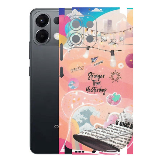OPPO Phone Skins 2025 (All Models) - Stronger Then Yesterday - Matte Finish (M-128) Oppo K13 5G