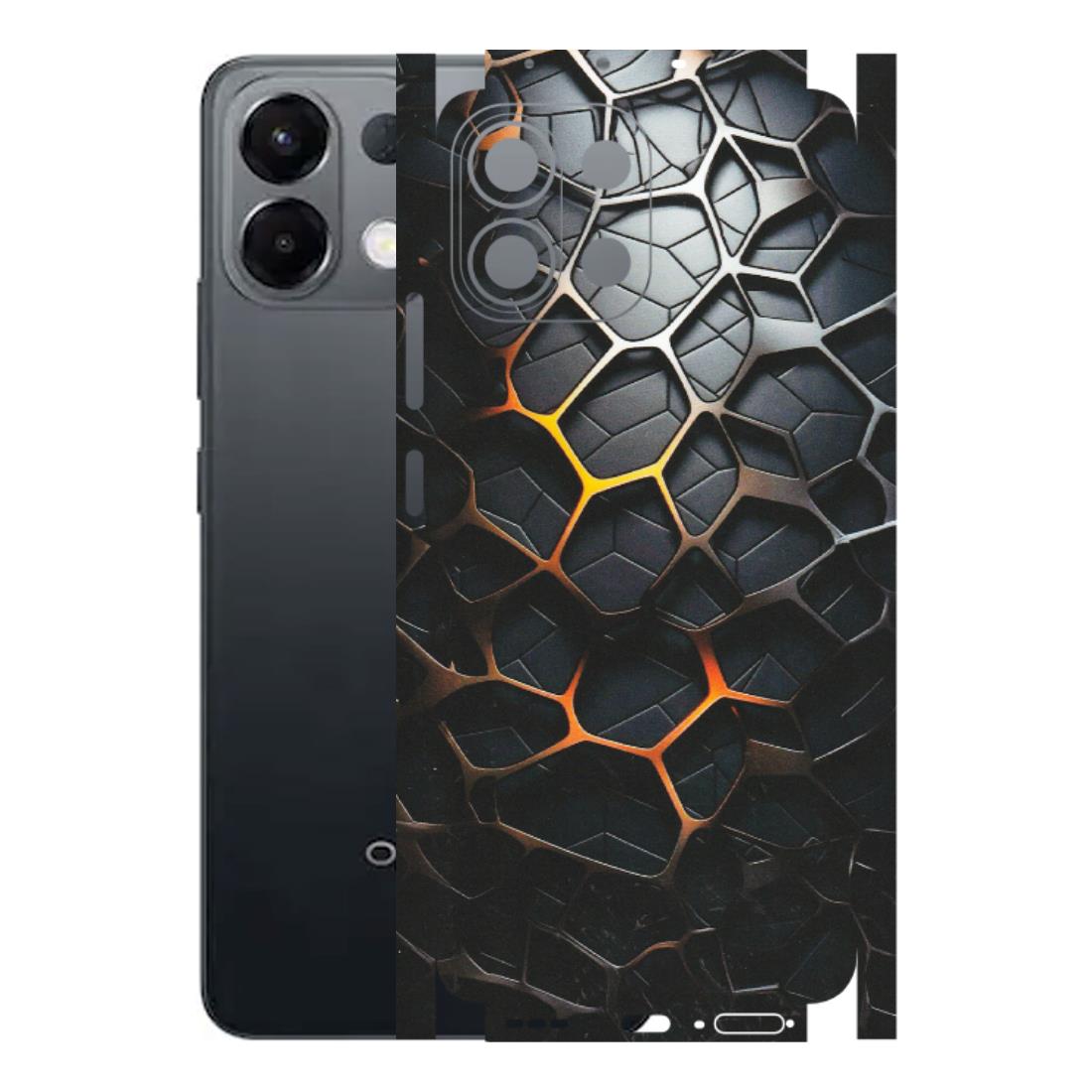 OPPO Phone Skins 2025 (All Models) - New Abstract Graphite Tiles - Matte Finish (M-130) Oppo K13 5G