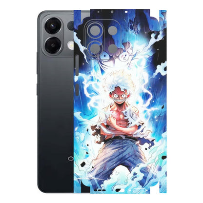 OPPO Phone Skins 2025 (All Models) - Blue Thunder Luffy Anime - Matte Finish (M-132) Oppo K13 5G