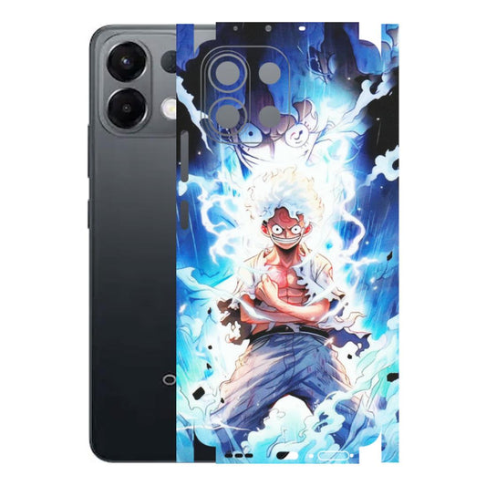 OPPO Phone Skins 2025 (All Models) - Blue Thunder Luffy Anime - Matte Finish (M-132) Oppo K13 5G