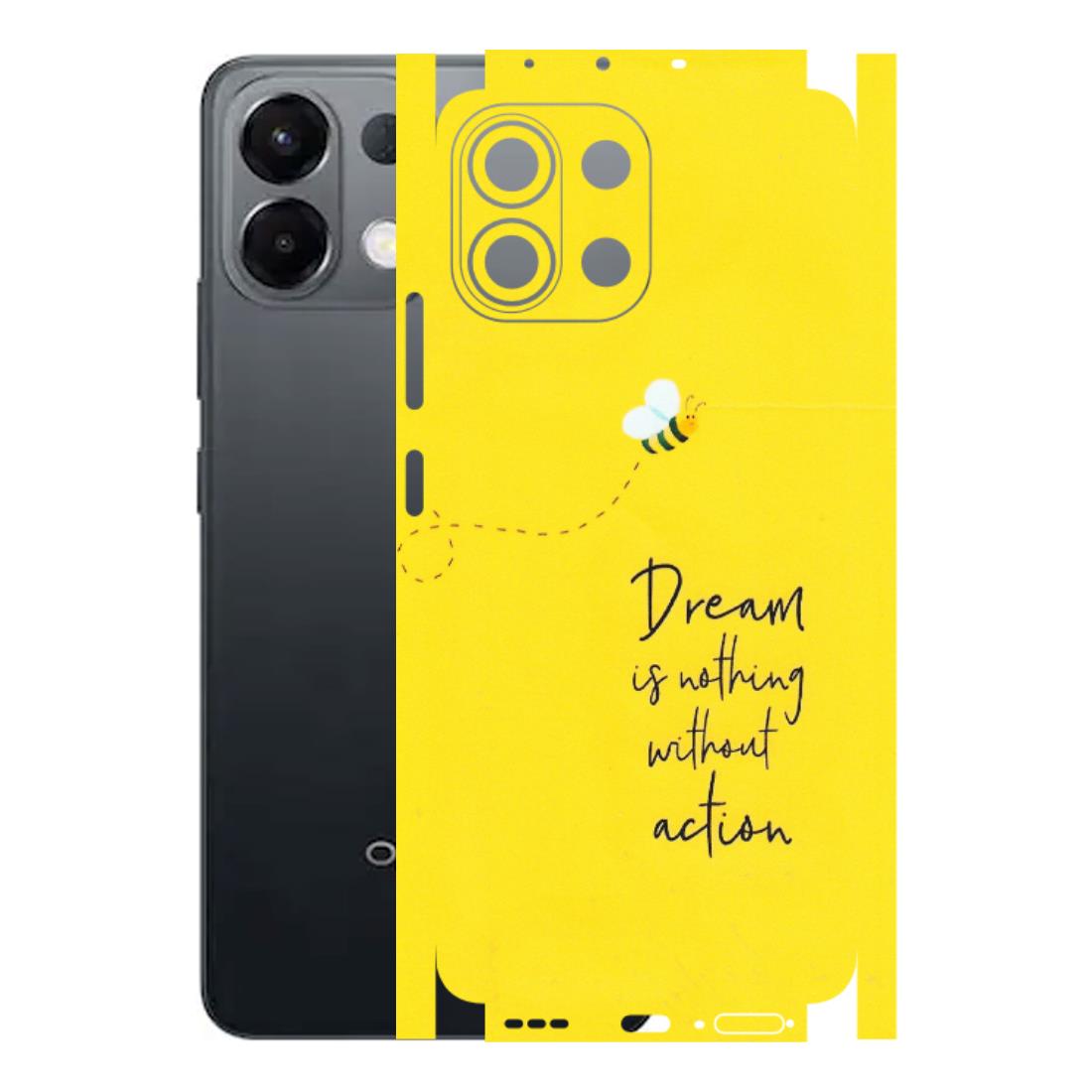 OPPO Phone Skins 2025 (All Models) - Dream Is Nothing Without Action - Matte Finish (M-138) Oppo K13 5G