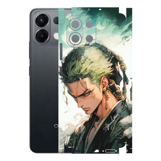 OPPO Phone Skins 2025 (All Models) - New Roronoa Zoro One Picece Anime - Matte Finish (M-140) Oppo K13 5G