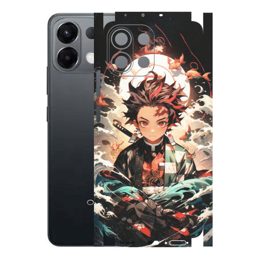OPPO Phone Skins 2025 (All Models) - Tanjiro Demon Slayer Anime - Matte Finish (M-158) Oppo K13 5G
