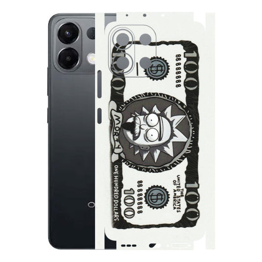OPPO Phone Skins 2025 (All Models) - Rick And Morty Hundred Dollar Anime - Matte Finish (M-161) Oppo K13 5G