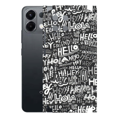OPPO Phone Skins 2025 (All Models) - Hi Hello Doodles - Matte Finish (M-25) Oppo K13 5G