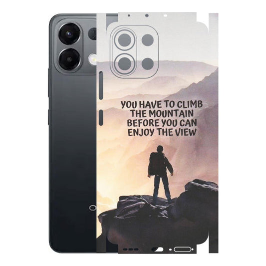 OPPO Phone Skins 2025 (All Models) - Motivational Hiking Mountain - Matte Finish (M-28) Oppo K13 5G