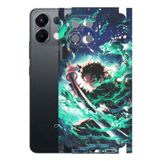 OPPO Phone Skins 2025 (All Models) - Sword Fighter Anime - Matte Finish (M-29) Oppo K13 5G