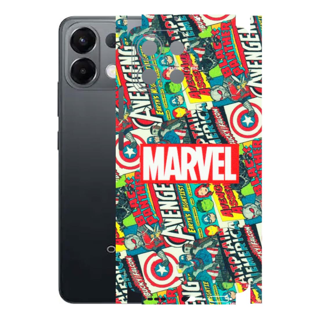 OPPO Phone Skins 2025 (All Models) - Marvel Comic Lover - Matte Finish (M-30) Oppo K13 5G