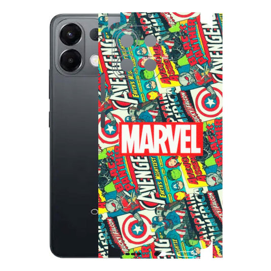 OPPO Phone Skins 2025 (All Models) - Marvel Comic Lover - Matte Finish (M-30) Oppo K13 5G