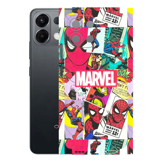 OPPO Phone Skins 2025 (All Models) - Marvel Comic Spiderman Grafitti - Matte Finish (M-72) Oppo K13 5G