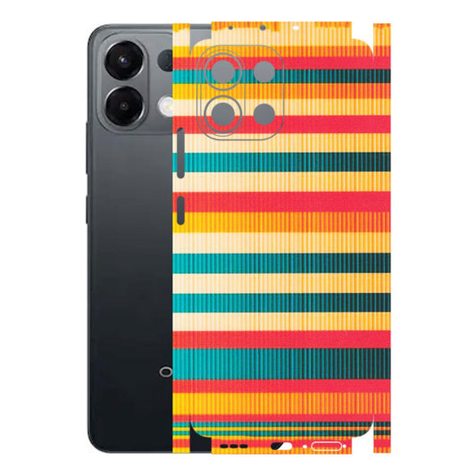 OPPO Phone Skins 2025 (All Models) - Colourful Stripes Soothing Effect - Matte Finish (M-86) Oppo K13 5G
