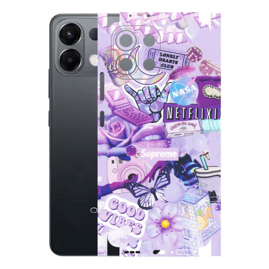 OPPO Phone Skins 2025 (All Models) - Supreme Purple Magic - Matte Finish (M-88) Oppo K13 5G