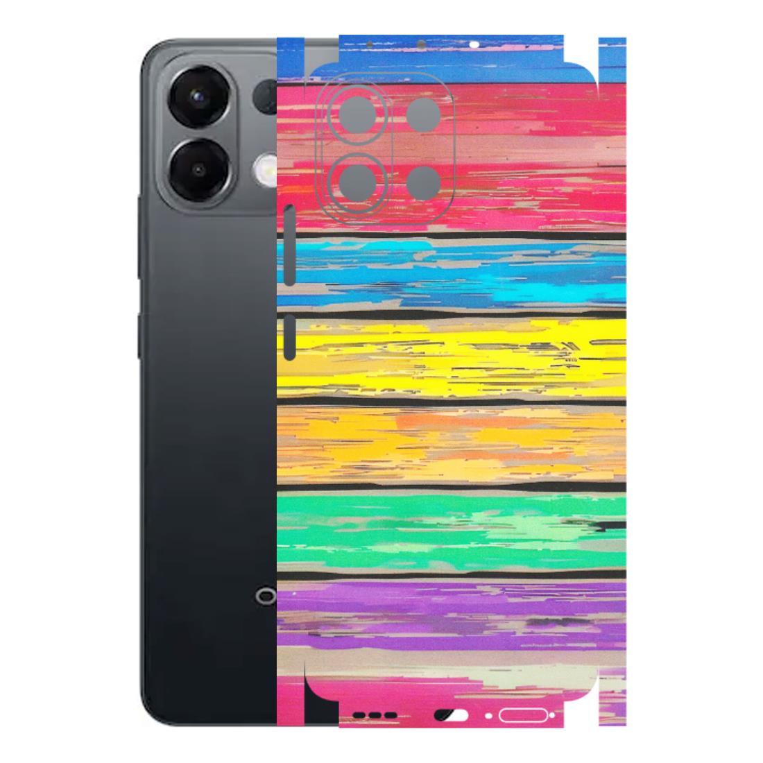 OPPO Phone Skins 2025 (All Models) - Multi Colour Wooden Wall - Matte Finish (M-96) Oppo K13 5G