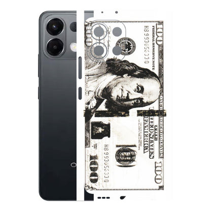 OPPO Phone Skins 2025 (All Models) - 100 Dollar Currency - Transparent Finish (T-01) Oppo K13 5G