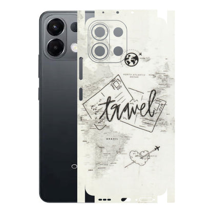 OPPO Phone Skins 2025 (All Models) - Travel Ticket - Transparent Finish (T-06) Oppo K13 5G