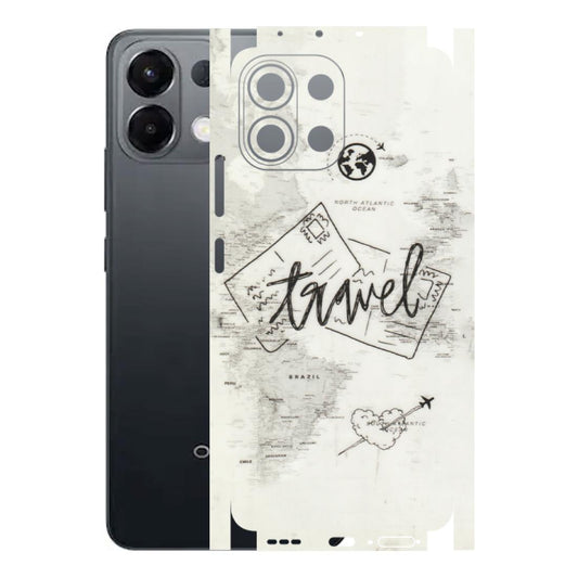OPPO Phone Skins 2025 (All Models) - Travel Ticket - Transparent Finish (T-06) Oppo K13 5G