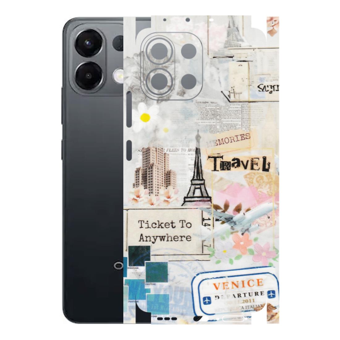 OPPO Phone Skins 2025 (All Models) - Travel Memories - Transparent Finish (T-09) Oppo K13 5G