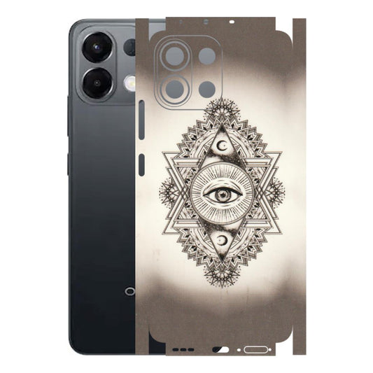 OPPO Phone Skins 2025 (All Models) - Illuminati Great Eye - Transparent Finish (T-14) Oppo K13 5G