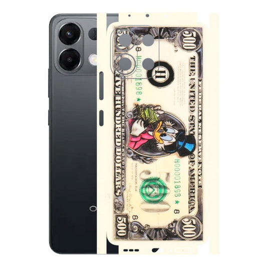OPPO Phone Skins 2025 (All Models) - Five Hundred Dollar Duck - Transparent Finish (T-15) Oppo K13 5G