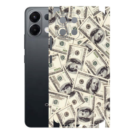 OPPO Phone Skins 2025 (All Models) - Dollar Lover - Transparent Finish (T-17) Oppo K13 5G